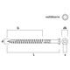 TERASSIRUUVI 4,2X55MM RST AISI410 200KPL